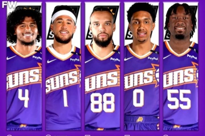 在西部什么水平？☀️太阳潜在首发：格林+布克+狄龙+邓恩+马威