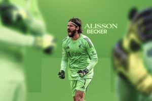 利物浦祝阿利森33岁生日快乐，球员加盟以来出战307场丢281球